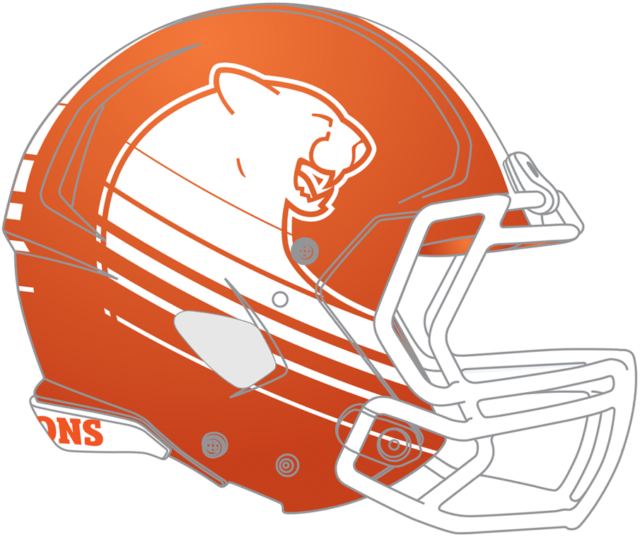 BC Lions 2016-2018 Helmet Logo iron on paper